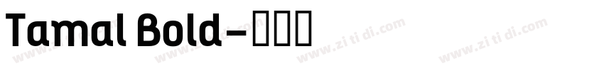 Tamal Bold字体转换